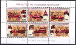 R. D. Du Congo 2006 - Véhicules Pompiers Antiques I - BF 6 Val ** Neufs // Mnh - Mint/hinged