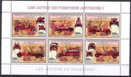 R. D. Du Congo 2006 - Véhicules Pompiers Antiques I - BF 6 Val ** Neufs // Mnh - Ongebruikt