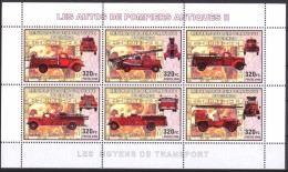 R. D. Du Congo 2006 - Véhicules Pompiers Antiques II - BF 6 Val ** Neufs // Mnh - Mint/hinged