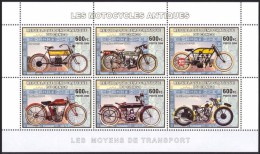 R. D. Du Congo 2006 - Motocycles Antiques - BF 6 Val ** Neufs // Mnh - Nuovi
