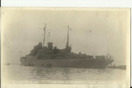 CHINA   --  SHANGHAI  - ORIGINAL - USA WARSHIP  ,, USS GARDINERS BAY  AVP - 39 ,,  1946 IN SHANGHAI  --   15 Cm X 9,4 Cm - Boats