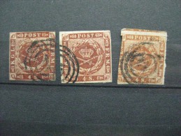 Timbres Danemark : 1858 YT N° 8 - Gebraucht