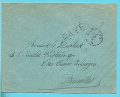 Brief Met Cirkelstempel HOUDENG Met Stempel PAYE (noodstempel) - Fortune Cancels (1919)