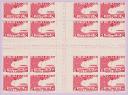 1936-195. (LG276) CUBA. REPUBLICA. 1936. Ed.279CH. 2c ZONA FRANCA CENTRO DE HOJA. CENTER OF SHEET. NO CUM BLOCK 16. - Nuovi