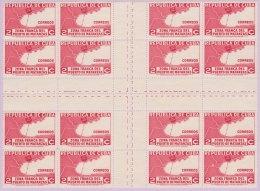 1936-197. (LG278) CUBA. REPUBLICA. 1936. Ed.279CH. 2c ZONA FRANCA CENTRO DE HOJA. CENTER OF SHEET. NO CUM BLOCK 16. - Neufs