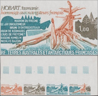 TAAF 1978 Y&T 77. Essais De Couleurs. Navigateurs Français, Avec Erreur, Bruni Au Lieu De Bruny - Oddities On Stamps