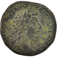 Marc Aurèle, Sesterce, 168, Rome, Bronze, TTB, RIC:959 - La Dinastía Antonina (96 / 192)