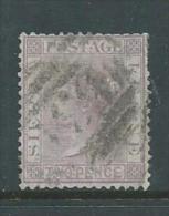 Sierra Leone 1876 QV 2d Magenta Used - Sierra Leone (...-1960)