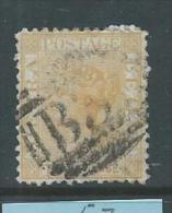 Sierra Leone 1876 QV 3d Yellow Buff FU - Sierra Leone (...-1960)