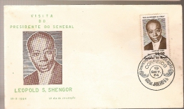 Brazil & FDC Visit Of The President Of Senegal, Leopold S. Shengor, Rio De Janeiro 1964 (762) - FDC