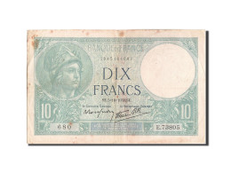 Billet, France, 10 Francs, 10 F 1916-1942 ''Minerve'', 1939, 1939-10-05, TTB - 10 F 1916-1942 ''Minerve''