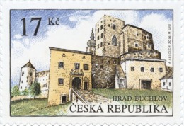 Czech Rep. / Stamps (2016) 0881: Castle Buchlov; Painter: Adolf Absolon - Unused Stamps