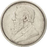 Monnaie, Afrique Du Sud, 6 Pence, 1893, TTB, Argent, KM:4 - Afrique Du Sud