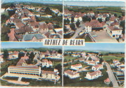 64, Basses Pyrénées, Pyrénées Atlantiques, Arthez De Béarn, Vues Multiples, A Circulé En 1966, Ed. Sofer N°100, Bon état - Arthez De Bearn