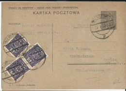 POLOGNE - 1933 - CARTE ENTIER De BIALYSTOK Pour BERLIN - Postwaardestukken
