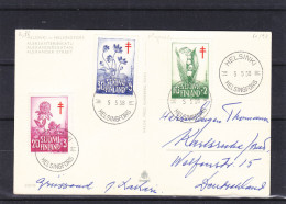 Finlande - Carte Postale De 1958 - Oblitération Helsinki - Fleurs - Muguets - Lettres & Documents