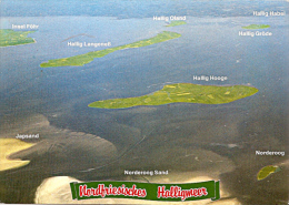 Halligen - Nordfriesisches Halligmeer  Übersichtskarte - Halligen