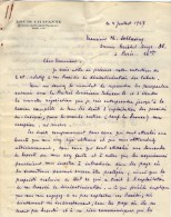 VP3607 -Tabac - Lettre De Mr Louis  CHAVANNE  à  PARIS  Pour  Mr SCHLOESING - Documenten