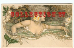 RAPHAEL KIRCHNER < FEMME à La COUPE De CHAMPAGNE  TUCK  RAPHAEL SERIE 124 - ART NOUVEAU - ARS NOVA - Kirchner, Raphael