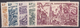 ⭐ Inde - Poste Aérienne - YT N° 11 à 16 ** - Neuf Sans Charnière - 1946 ⭐ - Nuevos