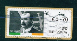 IRELAND  -  2016  Easter Rising 1915  Post And Go Label  Used As Scan (on Piece) - Viñetas De Franqueo (Frama)