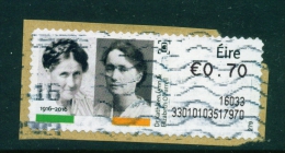 IRELAND  -  2016  Easter Rising 1915  Post And Go Label  Used As Scan (on Piece) - Frankeervignetten (Frama)