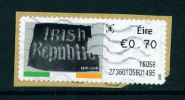 IRELAND  -  2016  Easter Rising 1915  Post And Go Label  Used As Scan (on Piece) - Viñetas De Franqueo (Frama)