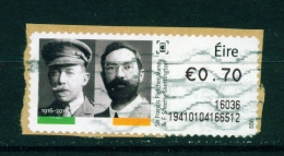 IRELAND  -  2016  Easter Rising 1915  Post And Go Label  Used As Scan (on Piece) - Viñetas De Franqueo (Frama)