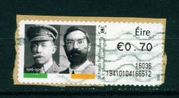 IRELAND  -  2016  Easter Rising 1915  Post And Go Label  Used As Scan (on Piece) - Frankeervignetten (Frama)