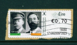 IRELAND  -  2016  Easter Rising 1915  Post And Go Label  Used As Scan (on Piece) - Affrancature Meccaniche/Frama