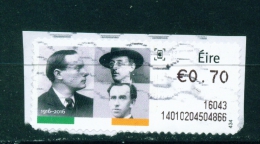 IRELAND  -  2016  Easter Rising 1915  Post And Go Label  Used As Scan (on Piece) - Affrancature Meccaniche/Frama