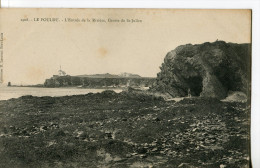 CPA : LE POULDU (N° 1908) : L'Entrée De La Rivière, Grotte De St Julien : 1 Homme Devant L'entrée De La Grotte - Le Pouldu