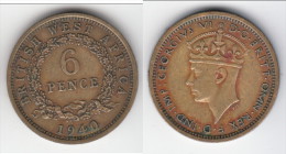 **** BRITISH WEST AFRICA - AFRIQUE DE L´OUEST ANGLAISE - 6 PENCE 1940 - GEORGE VI **** EN ACHAT IMMEDIAT !!! - Kolonien