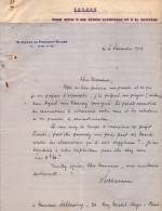 VP3618 - Tabac - Lettre De Mr Louis CHAVANNE à PARIS Pour Mr SCHLOESING - Documents