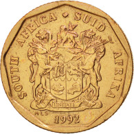 Monnaie, Afrique Du Sud, 20 Cents, 1992, Pretoria, SUP, Bronze Plated Steel - Afrique Du Sud