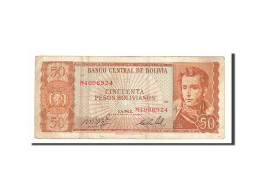 Billet, Bolivie, 50 Pesos Bolivianos, 1962, 1962-07-13, KM:162a, TB - Bolivie