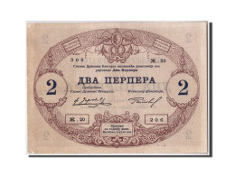 Billet, Montenegro, 2 Perpera, 1914, 1914-07-25, KM:16, TTB+ - Autres - Europe