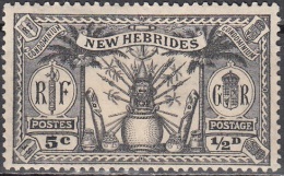 Nouvelles Hebrides 1925 Michel 77 Neuf * Cote (2005) 2.20 Euro Armoirie - Ungebraucht