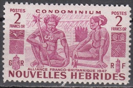 Nouvelles Hebrides 1953 Michel 161 Neuf ** Cote (2005) 32.00 Euro Indigènes - Ongebruikt
