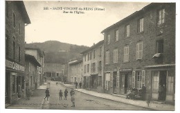 SAINT-VINCENT-de-REINS (Rhone -69) Rue De L'Eglise - Saint Priest