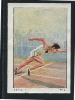 Sports Athlétisme Départ Série 1 N° 2  Pub: Nestlé 1935 57 X 40 Mm Bien Voir 2 Scans - Nestlé