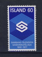 ISLANDE 1977 COOPERATIVES DU PAPIER Yvert: 478 NEUF MNH** - Unused Stamps