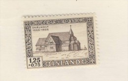 ISLANDE 1956  YVERT N°259 CATHEDRALE NEUF MNH** - Nuevos