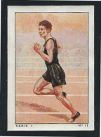 Sports Athlétisme Lovelock Série 1 N° 11  Pub: Nestlé 1935 57 X 40 Mm Bien Voir 2 Scans - Nestlé