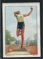 Sports Athlétisme Saut En Longueur Série 2 N°11 Pub: Nestlé 1935 57 X 40 Mm Bien Voir 2 Scans - Nestlé