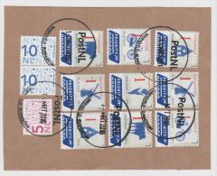 NL294 /- NIEDERLANDE -  Ausschnitt Mit 12 Marken 2016 - Used Stamps