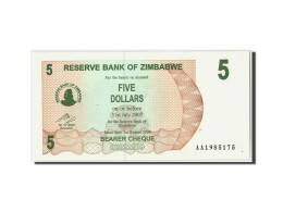 Billet, Zimbabwe, 5 Dollars, 2006, 2006-08-01, KM:38, NEUF - Zimbabwe