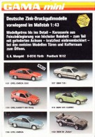 CATALOGO GAMA MINI - 199? - Deutschland