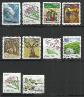 TEN AT A TIME - IRELAND - LOT OF 10 DIFFERENT 3 - OBLITERE USED GESTEMPELT USADO - Verzamelingen & Reeksen