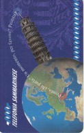 TARJETA DE SAN MARINO DE LA TORRE DE PISA (PLANET) NUEVA-MINT - San Marino